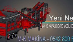 M-K10 Kapalı Devre Mobil konkasör m-k makina05428005050