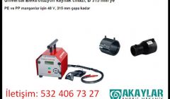 Satılık Elektrofüzyon Kaynak Makinesi